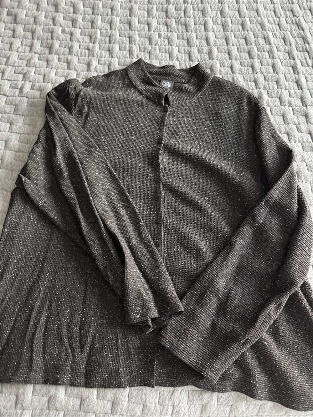Beautiful Eileen Fisher Mandarin Collar Jacket, size 3X